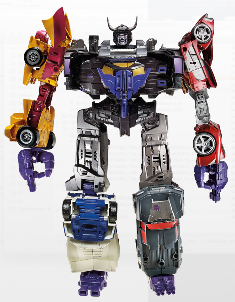 Illustration for article titled Next Year's Transformers Combine To Form Awesome